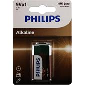 Baterie Philips 6LR61A1B/10 Alkalická 9V 1ks