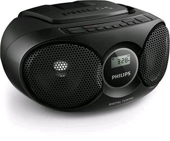 Radiopřijímač s CD PHILIPS AZ215B/12 Černý