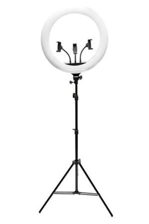 RIO PROFESSIONAL MAKEUP & VLOGGING 18-INCH DIMMABLE LED RING LIGHT - poškozený obal