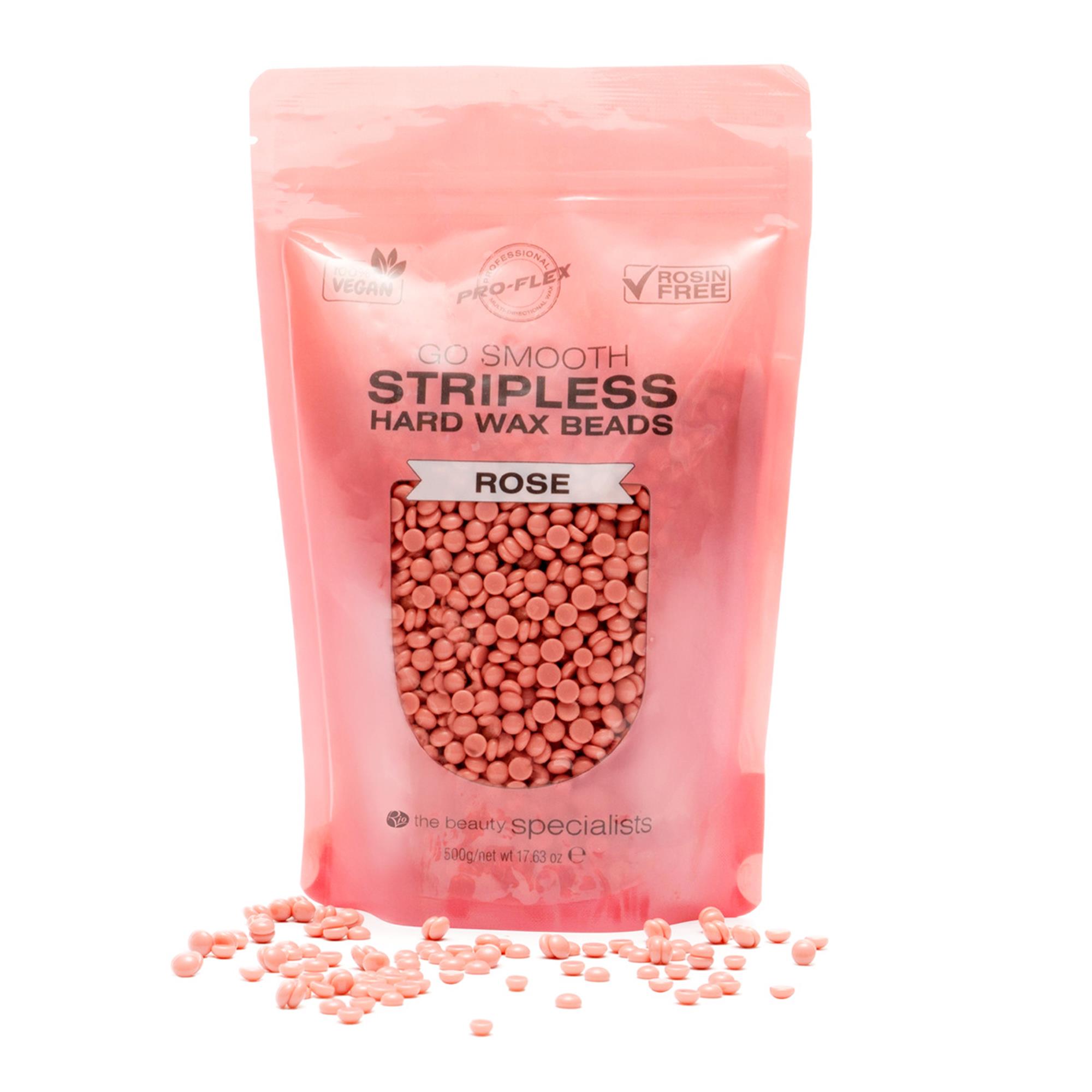 RIO Stripless hard wax beads 5x, ROSE